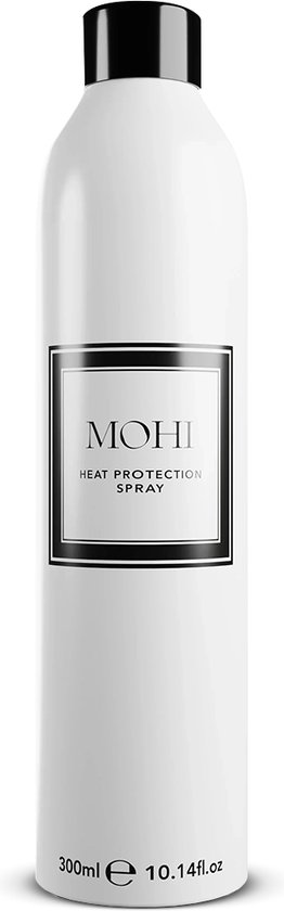 Foto: Mohi heat protection haarspray 300ml hittebescherming hairspray voedt en geeft glans vrij van parabenen sulfaten en fosfaten