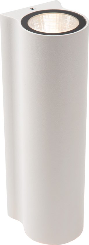 Lucide AKRA - Wandlamp Binnen/Buiten - LED - 2 × 6,5W 2700K - IP54 - Wit