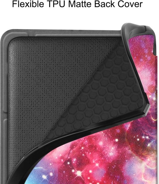 e-Reader Hoesje Origami Book Case met Wake/Sleep-functie - Kobo Libra Colour Hoesje - Galaxy van iMoshion — afbeelding 4
