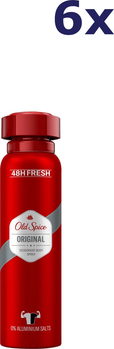 Goedkoopste 6x Old Spice Deospray Original 150 ml