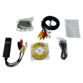 Videobanden Digitaliseren - USB Video Grabber - Met Software voor *Windows* - VHS banden naar MP4 overzetten - Met Scart Adapter