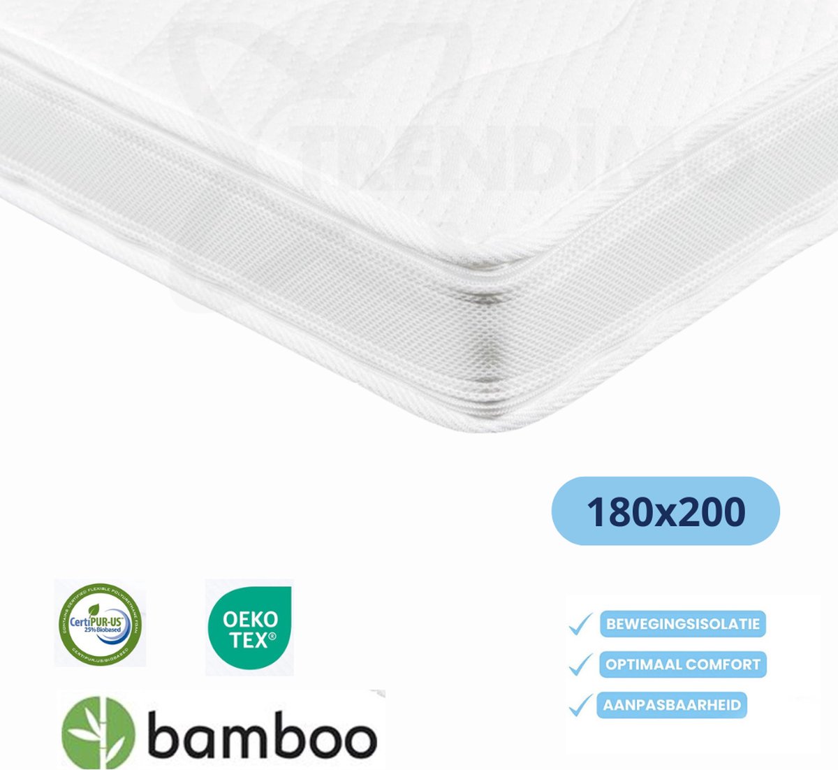 null Naturalis Bamboo Pure 3D Topper - afbeelding 2