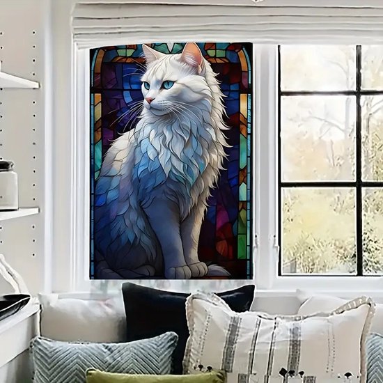 Raamfolie Raam Glas In Lood Geel Rood Klein Raam Raamsticker Privacy 2x Gz Folie 3400 App 7218