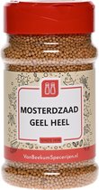 Van Beekum Specerijen - Mosterdzaad Geel Heel - Strooibus 230 Gram