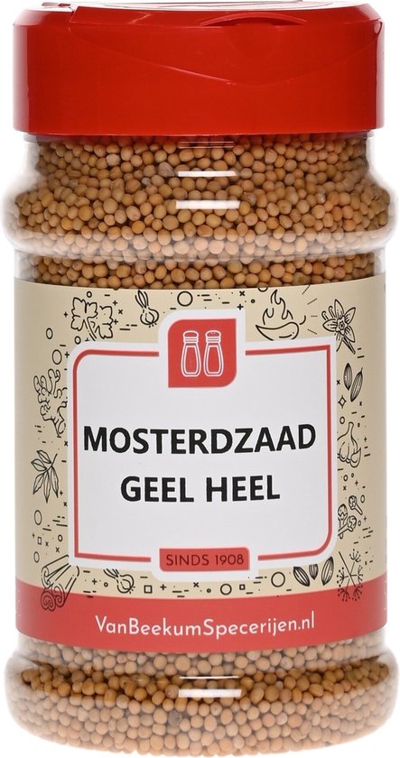 Mosterdzaad Geel Heel – Strooibus 230 gram