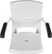 Set verbrede armleggers 5 cm voorgemonteerd RVS wit