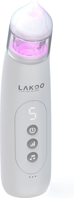 LAKOO Pro N1 Neuszuiger - Neusreiniger voor Pasgeborenen - 5 Zuigniveaus
