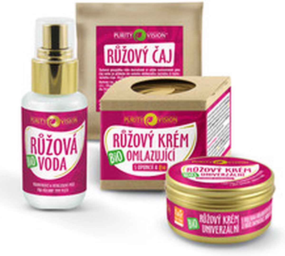 Cosmetic Organic Pink Set