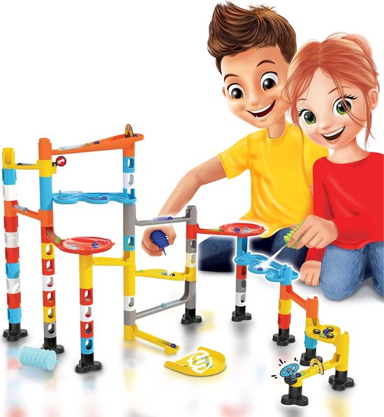 Equivera Knikkerbaan Magnetisch - Knikkerbaan Magnetisch - Knikkerbaan - Magnetisch Speelgoed - Magnetic Toys