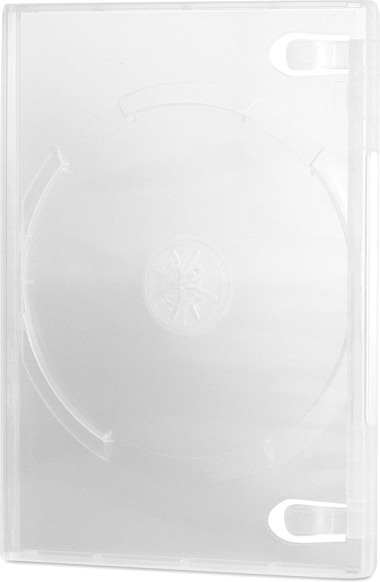 100 Stuks 14 mm Transparante DVD Enkele Hoes voor 1 Schijf