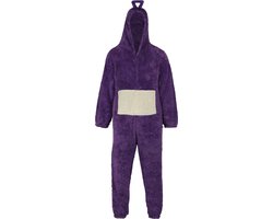 Carnavalskleding - Onesie - Kostuum - Paars - Heren - XL - 186 - 200 cm - Verkleed als Teletubbies Tinky Winky