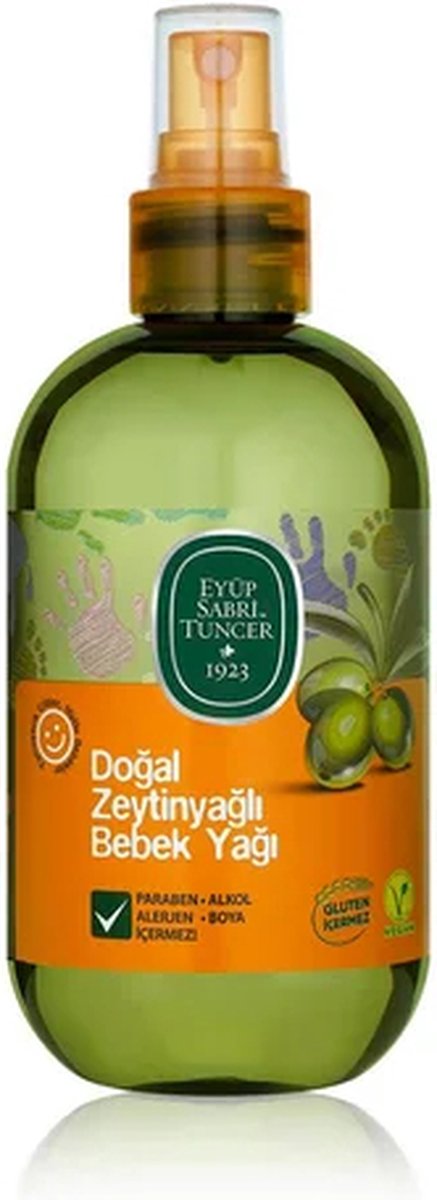 Goedkoopste Eyüp Sabri Tuncer - Natuurlijke Olijfolie Babyolie - 280 ml - 100 Vegan - Glutenvrij - Alcoholvrij