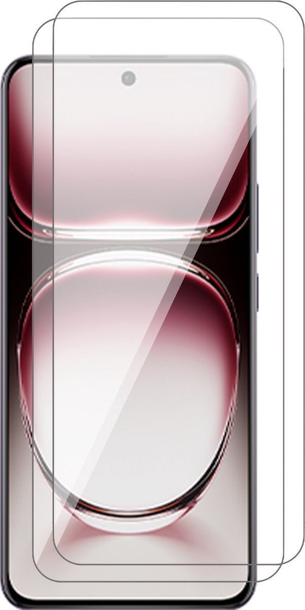 Screenprotector geschikt voor Oppo Reno 12 - 2x Glas Screen Protector