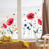 GORGECRAFT 8 stuks 16,3 cm Keltische knoop raamstickers statisch triquetra symbool glas schuifdeur sticker klampt waterdicht vinyl film slaapkamer badkamer stickers voor voorkomen stoppen vogels