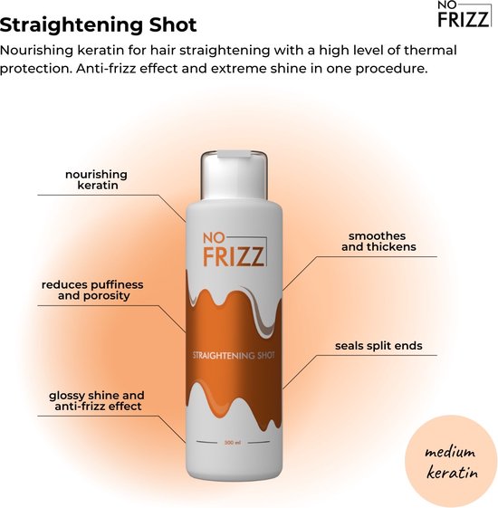 NO FRIZZ – STRAIGHTENING SHOT hair straightening treatment ...