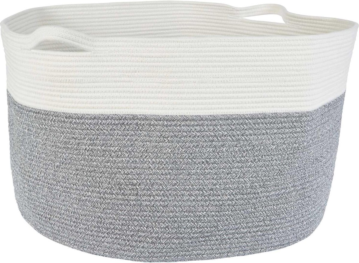 Goedkoopste Opvouwbare wasmand extra groot 120 liter - Scandinavische design opbergmand voor badkamer of kinderkamer