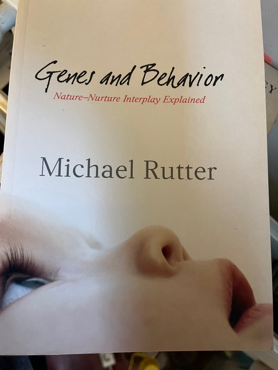 Genes & Behaviour - cover
