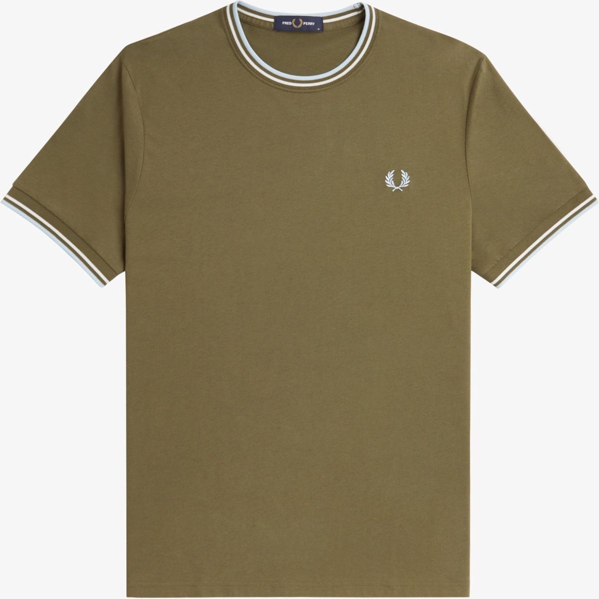 Fred Perry Twin Tipped T-Shirt Groen
