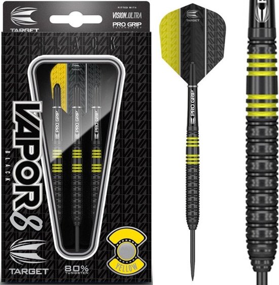 Target Vapor-8 Black-Yellow 80% - Dartpijlen - 22 Gram van Target — afbeelding 2