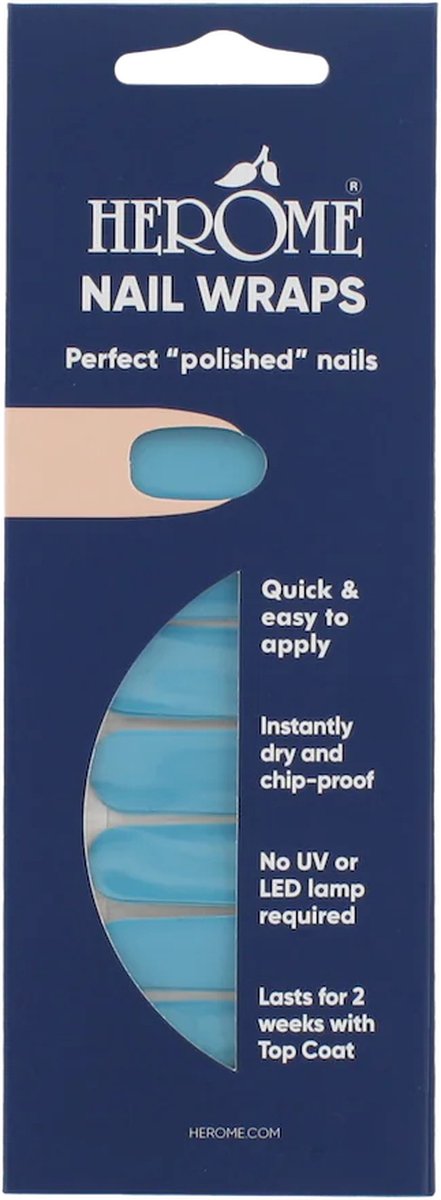 Goedkoopste Herome Nailwraps - Blue Lagoon