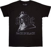 AC/DC - Back In Black Bell Heren T-shirt - 2XL - Zwart