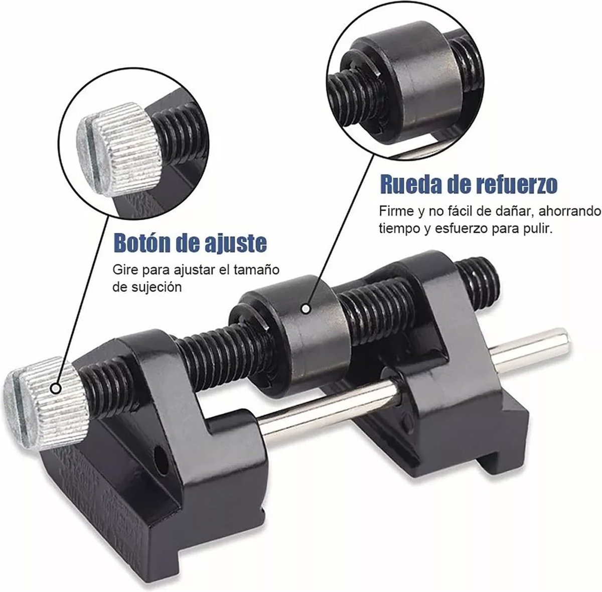 POWERTOOL Edge Slijpen, Hoek Slijper Klemmen Vaste Hoek Honing Gids Honing Gids met Messing/RVS Roller voor Hout Beitel Planer Blade Graver Platte Beitel 82x55x40mm ZILVER