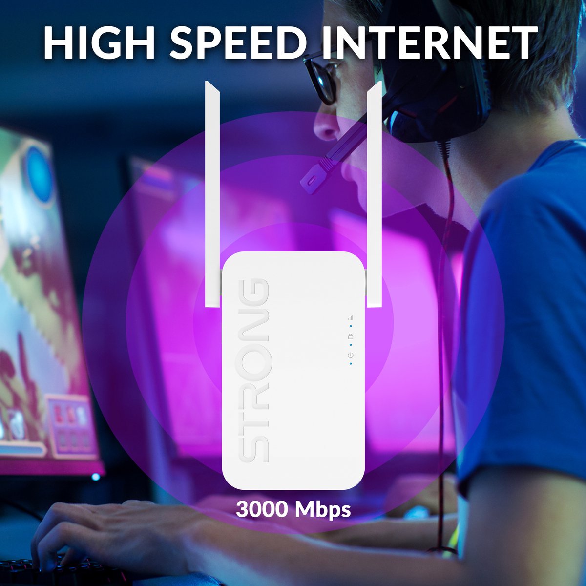 STRONG WiFi Versterker Repeater 6 AX3000 Mbps - Access point - afbeelding 3