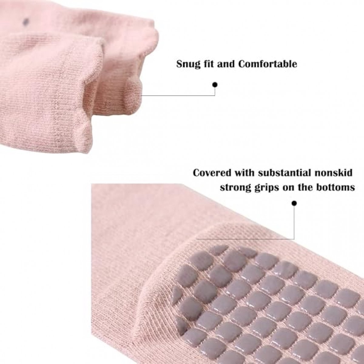 Baby Sokken - 5 Paar - Baby Sokjes - Antislip Sokken - Kind Sokken - Kind Baby - Veelkleurig - Maat M - 1-3 Jaar Oud - Enkelsokken - Slofsokken Baby - Warme Sokken - Sokken - Newborn - Kraam Cadeau - Baby Cadeau — cadeau in Spellen & Speelgoed - foto 6