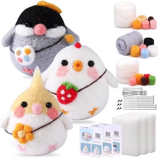 crochet pour débutants - paquet de crochet éléphant + dino + renard + ours + pingouin - crochet pour débutants - paquet de démarrage au crochet