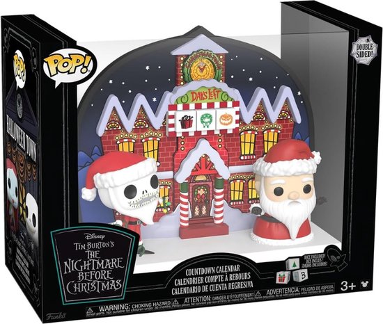 Foto: Aftel adventskalender the nightmare before christmas tweezijdig ontwerp verzamelbare vinyl minifiguren perfect cadeau voor meisjes jongens en kinderen