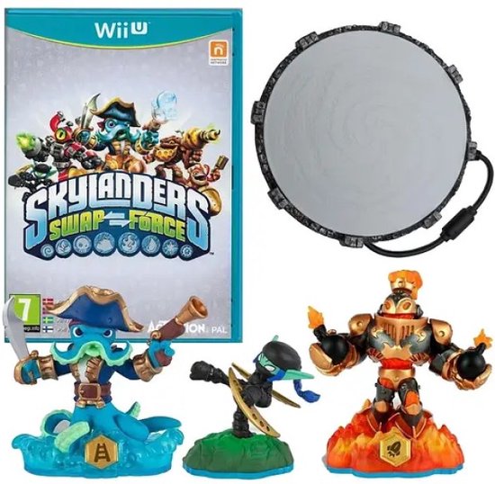 Skylanders Swap Force Wii U Starter Pack Complet - Intérieur Neuf, Boîte Abîmée - PAL