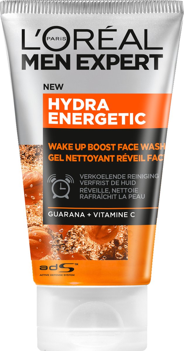 L’Oréal Paris Men Expert Hydra Energetic Gezichtsreiniger - 3 x 100 ml - Voordeelverpakking - Geeft je huid een energieboost thumbnail 5