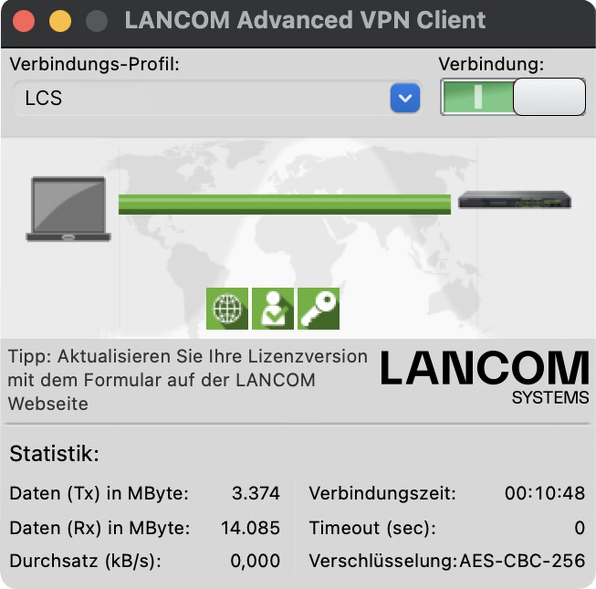 LANCOM Advanced VPN Client Mac