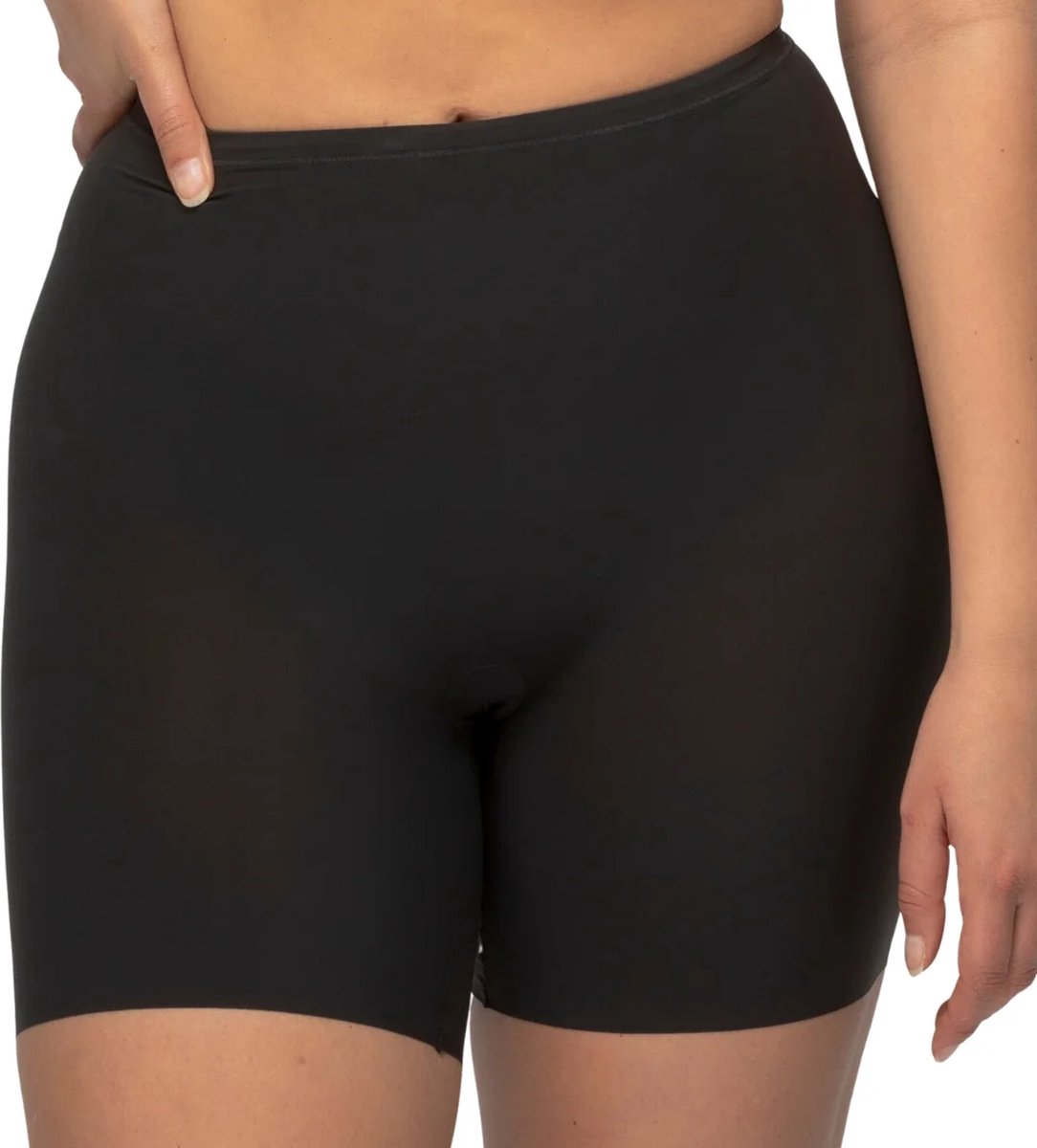 Maidenform Sleek Smoothers Shaping Thigh Slimmer Short - Zwart