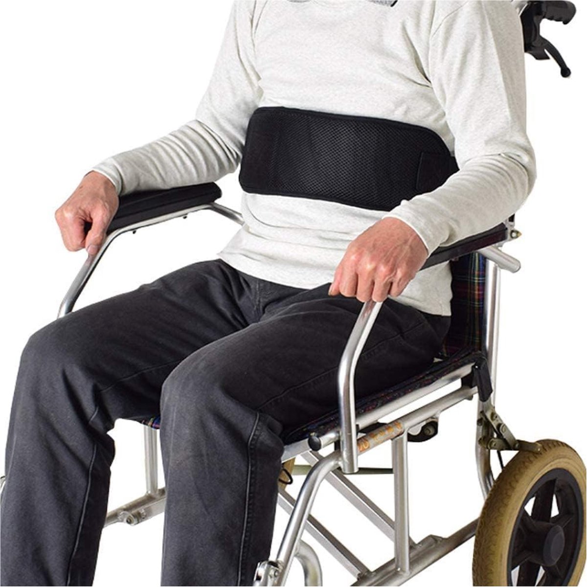 Goedkoopste Veilige Rolstoelgordel voor Stabiliteit en Comfort - Veiligheidsgordel - Verstelbaar - Rolstoelband - Gordel voor Rolstoel - Band voor Rolstoel - Scootmobiel