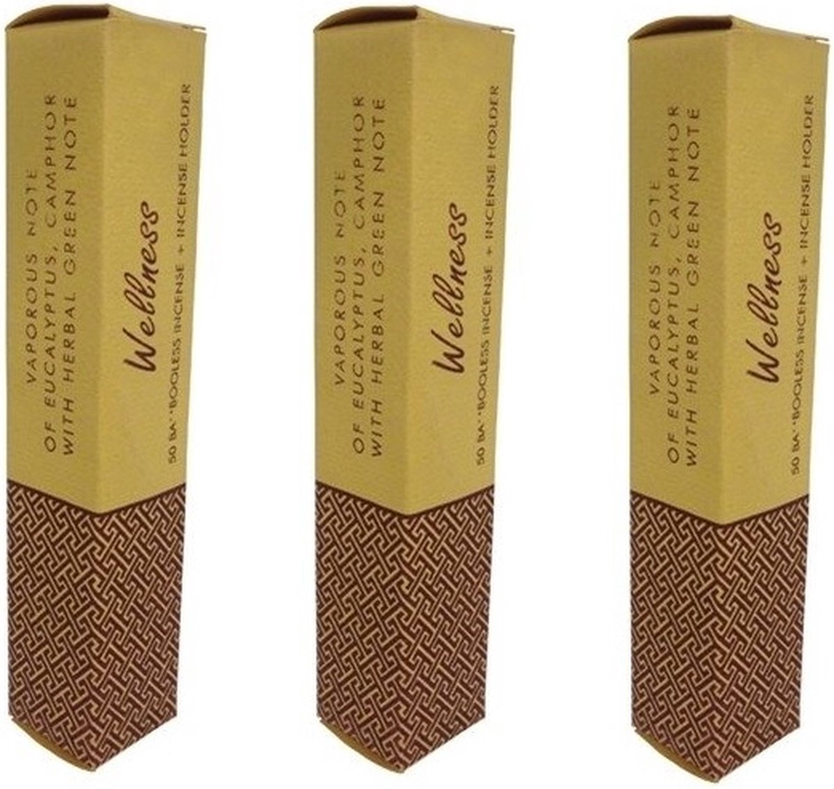 Song of India - Wierook - Wellness - Kruidenwierook - Zonder bamboe - 3 stuks