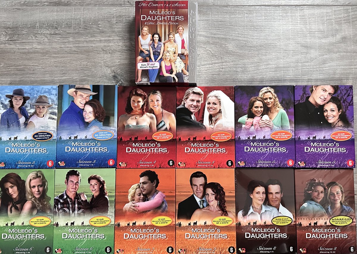 Mcleod's Daughters - Complete tv serie seizoen 1 t/m 8