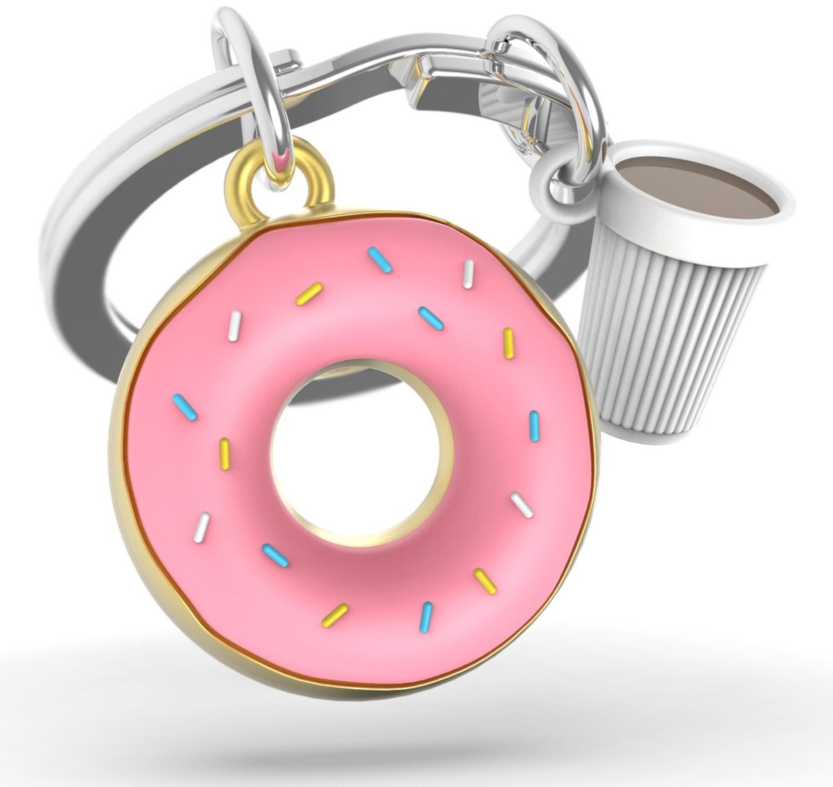 Metalmorphose - Sleutelhanger - Pink Donut