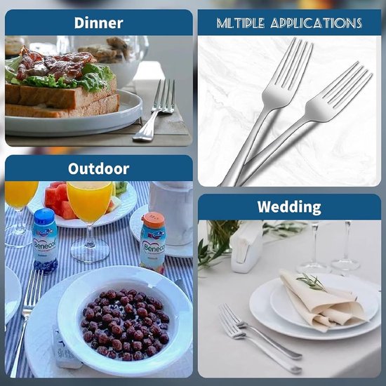 Tafelvork Set - 2-delig - 2 Personen - Moderno
