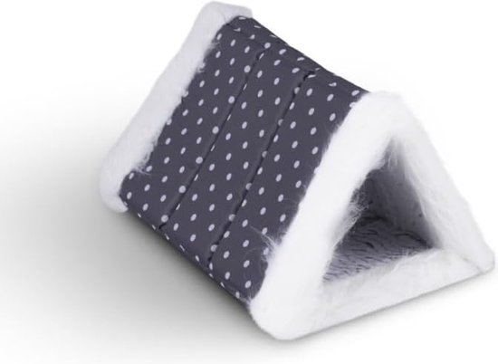 Kattenhuizen voor binnen, 2 in 1 groot gezellig kattenhol met antislip