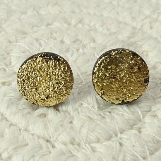 2 Love it Party - Boucles d'oreilles - Léger - Déclaration - Argile polymère - Acier inoxydable - Réveillon du New An - Réveillon du Nouvel An - Noël - Zwart - Couleur or