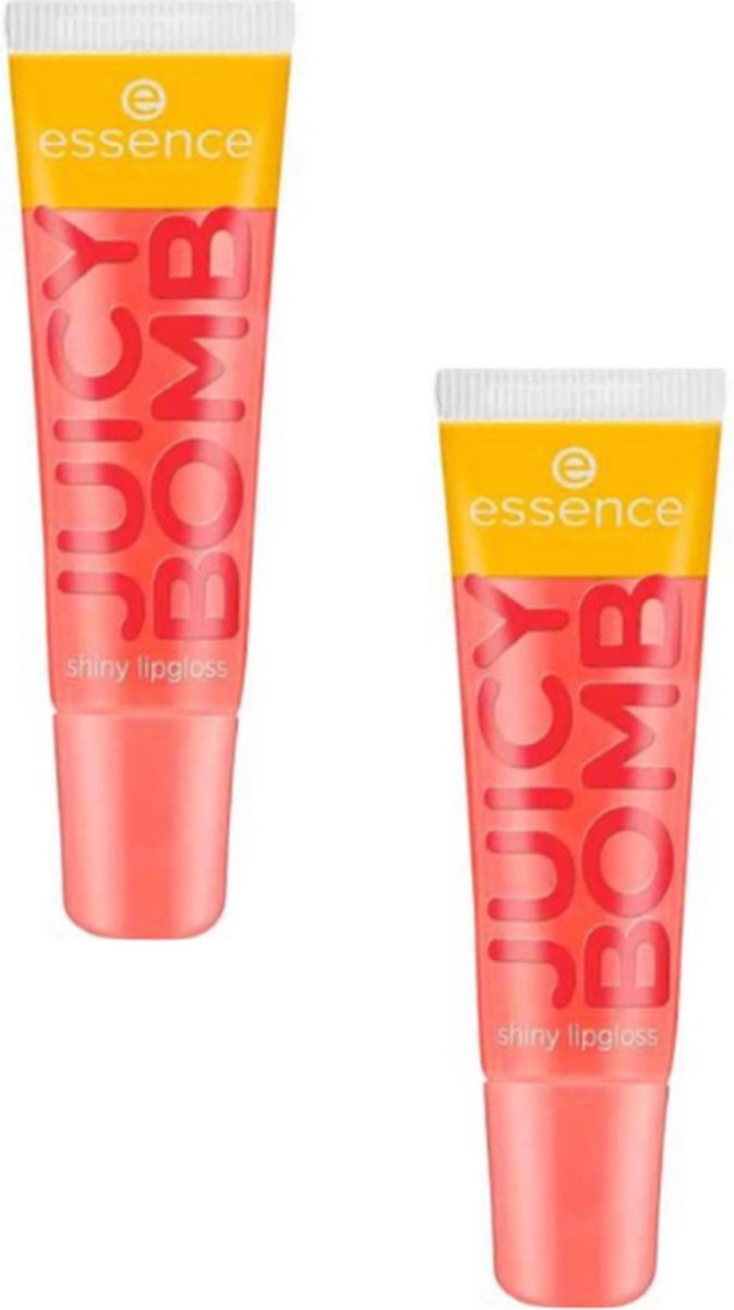 Goedkoopste 2x Essence Juicy Bomb Shiny Lipgloss 103 proud papaya | 2-pack