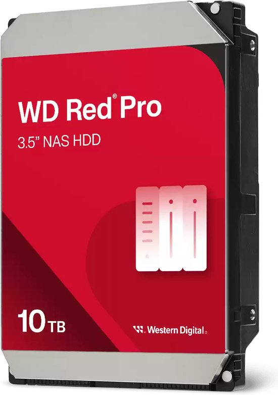 Disque dur interne Western Digital Red Pro WD103KFBX 10 To 7200 tr/min 512 Mo 3,5" SATA III
