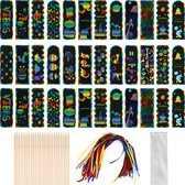 20 Pièges à Doigts Chinois - Jouet Traditionnel En Plastique, Couleurs Assorties - Pour Fêtes, Anniversaires