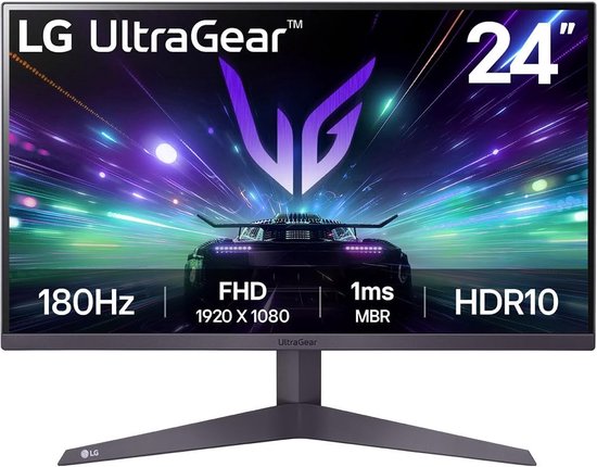 LG Ultragear 24GS50F-B - Full HD Gaming Monitor - 180Hz - 24 inch