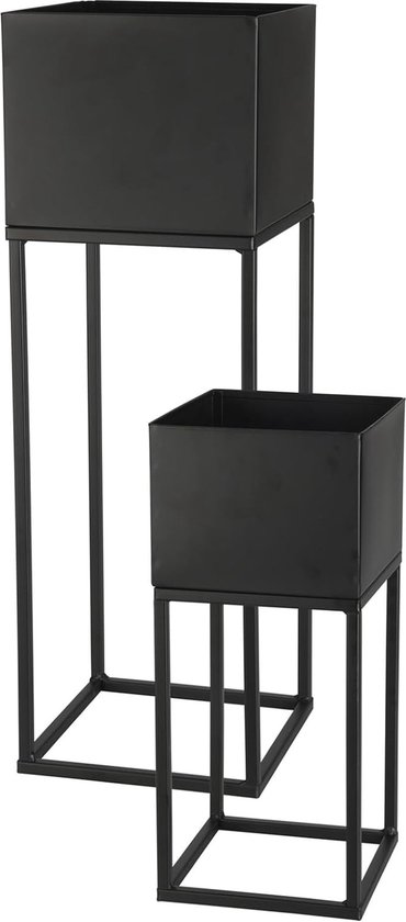 Spetebo metalen plantenbak met standaard zwart - 26 x 16 cm - ronde plantenstandaard met bloempot - binnendecoratie bloemenkruk plantenstandaard bloempothouder met pot Spetebo metalen plantenbak met standaard zwart - 26 x 16 cm - ronde plantenstandaard met bloempot - binnendecoratie bloemenkruk plantenstandaard bloempothouder met pot