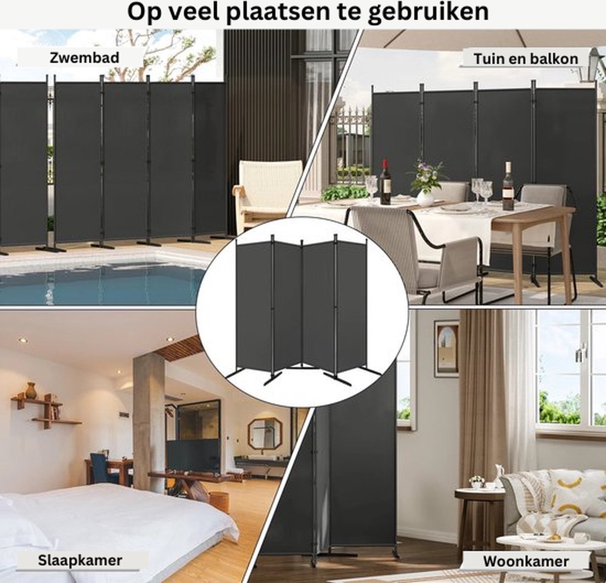 15x Kamerschermen en kamerverdelers