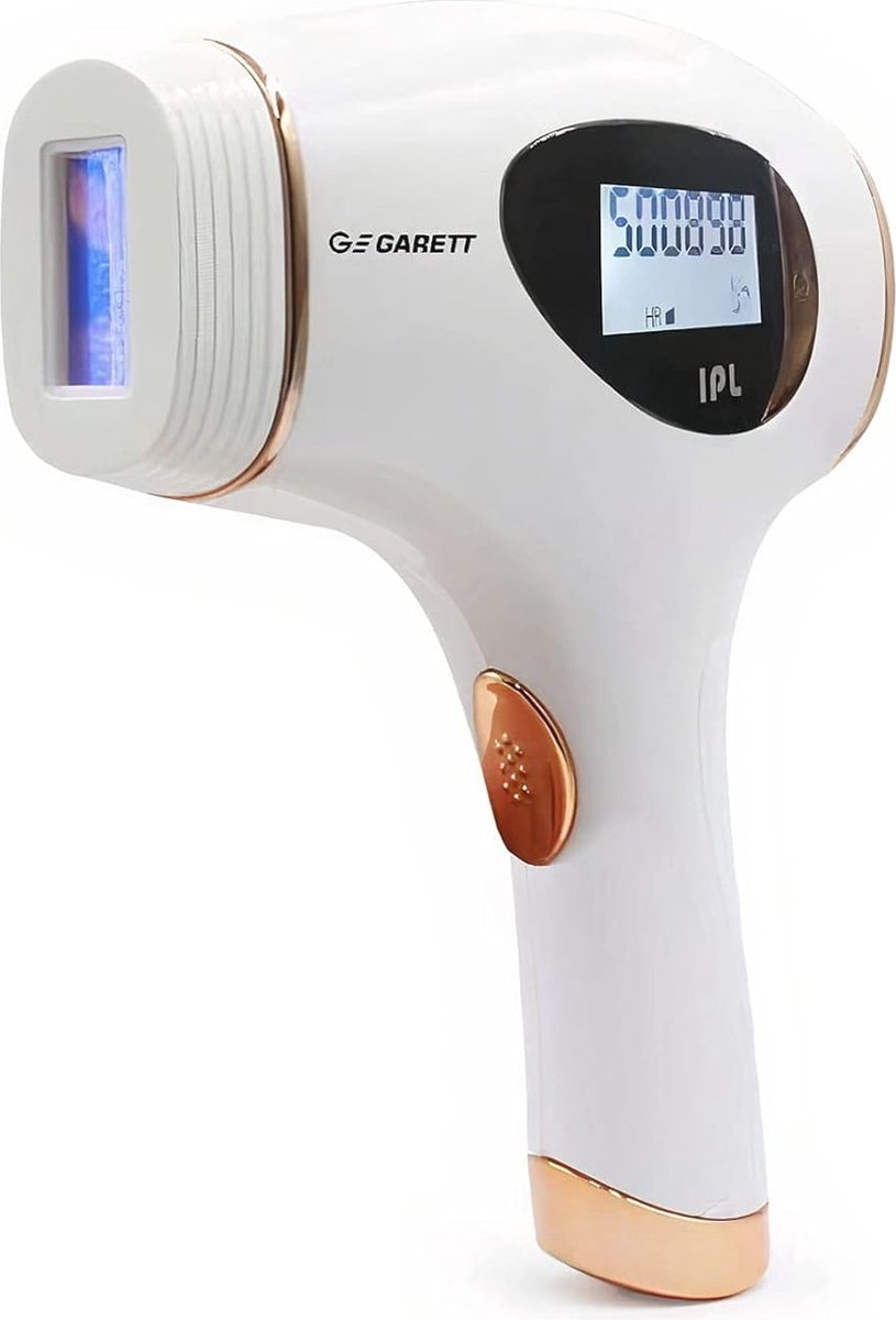 Epileer apparaat - IPL Epilator in wit en goud voor een zijdezachte huid