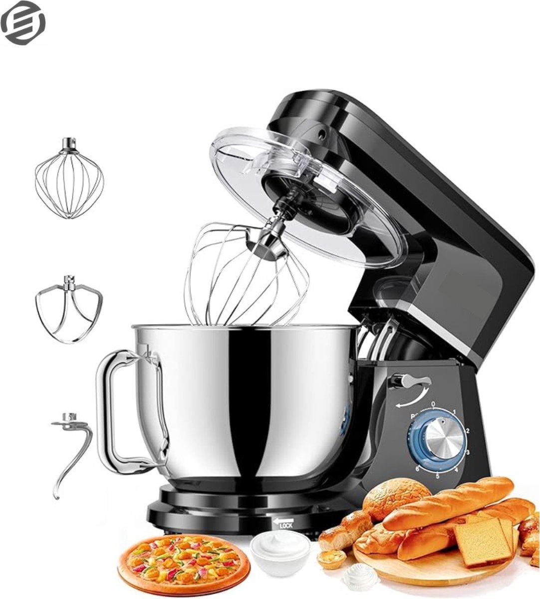 Equivera Mixer Met Mengkom - Mixer - Mixer Met Mengkom Keukenmachine - Mixer Met Kom - Mixer Keukenmachine - Mixers Met Mengkom