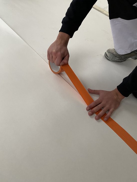 Stucloper Strong Karton Grijs 50M² | Gelamineerde Vloerbescherming